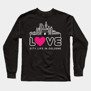 Love City Life in Cologne Long Sleeve T-Shirt